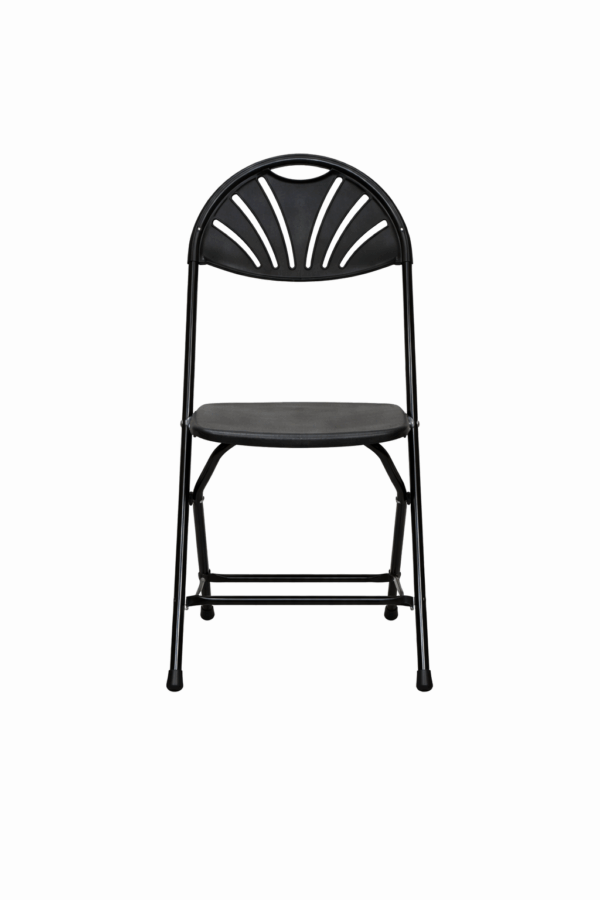 Plastic folding Chair - Black